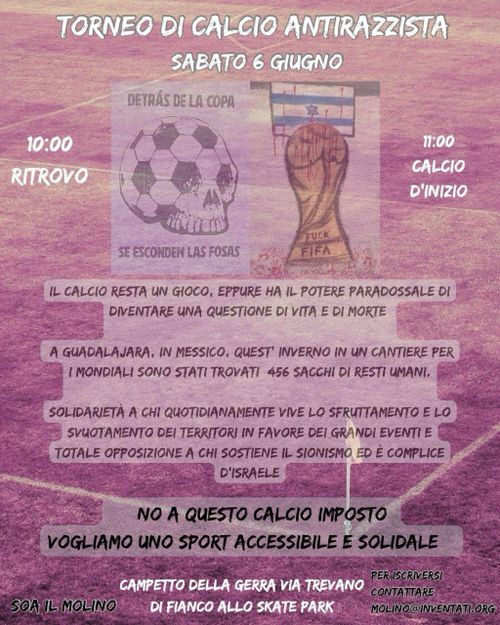 TORNEO DI CALCIO ANTIRAZZISTA