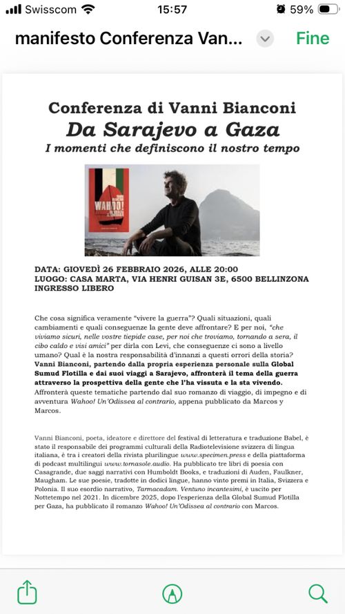 La Microtipografia, un laboratorio di stampe d'arte e politiche a Bellinzona