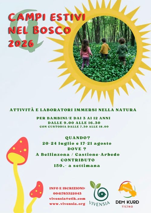 Campi estivi nel bosco 